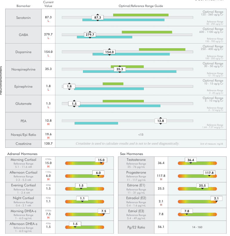 Neurotransmitter and Hormone Testing 